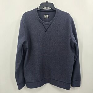32 Degrees Heat Sweatshirt Mens Large Sweatshirt Navy Blue Heather Pull Over
